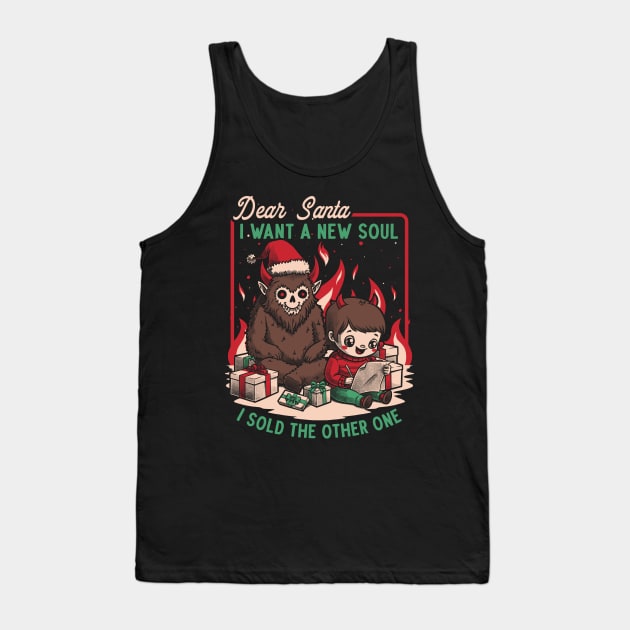 Christmas Demon Pact Tank Top by Studio Mootant